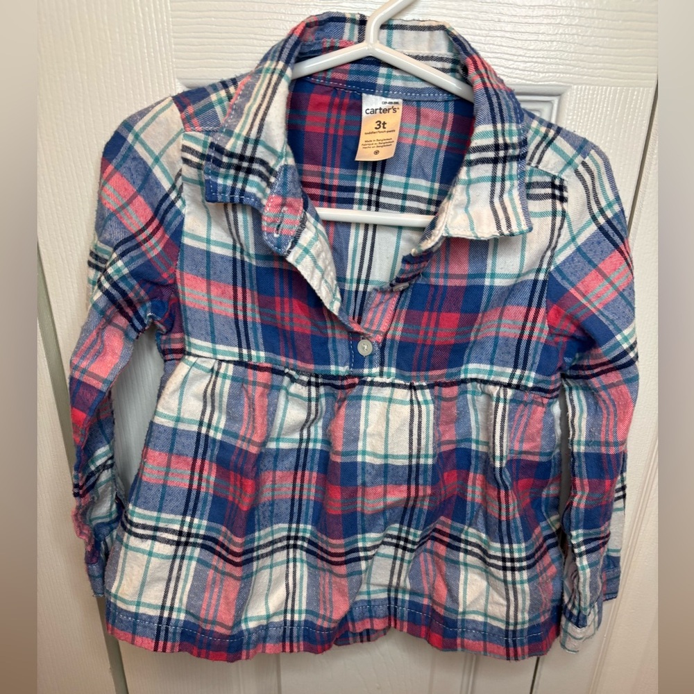 Carter’s 3T Flannel Shirt
